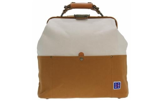 木綿屋五三郎 帆布コンビダレスリュック(No.4978-24)生成×芥子兵庫県豊岡市125000衣類・装飾品・工芸品鞄・バッグ