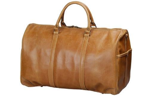 白化合皮兼用ボストン45cm 豊岡製かばん LEGULEG52006(キャメル)兵庫県豊岡市41000衣類・装飾品・工芸品鞄・バッグ