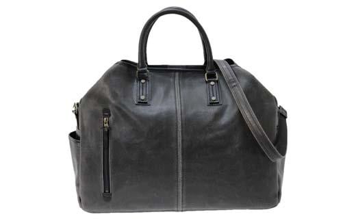 レトロ ボストンバッグ(No.1595-01) ブラック兵庫県豊岡市125000衣類・装飾品・工芸品鞄・バッグ
