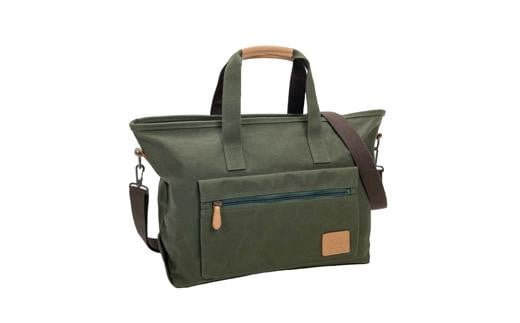 ピスタッシュ横型手短トート(53432-02)カーキ兵庫県豊岡市48000衣類・装飾品・工芸品鞄・バッグ