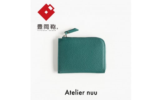 豊岡鞄limL字ミニウォレット  NU64-102-35グリーン兵庫県豊岡市38000衣類・装飾品・工芸品財布