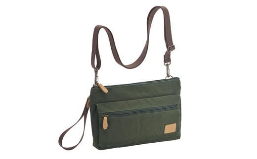 ピスタッシュサコッシュ(33774-02)カーキ兵庫県豊岡市33000衣類・装飾品・工芸品鞄・バッグ