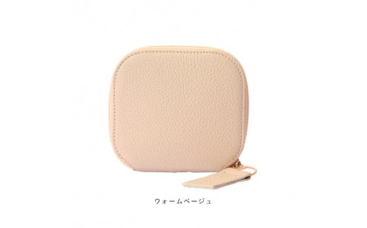 豊岡財布 ラウンドミニウォレット CITE-006(ウォームベージュ)兵庫県豊岡市55000衣類・装飾品・工芸品財布