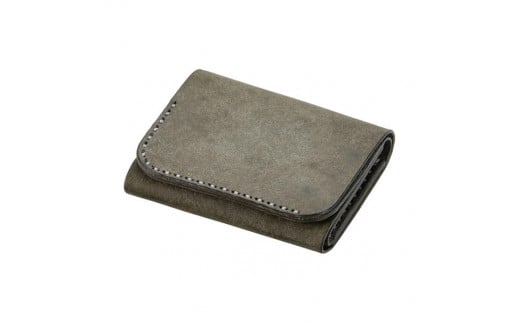豊岡財布 Haaki Leather ミニ財布 HLW302 グリージオ(HLW302)兵庫県豊岡市108000衣類・装飾品・工芸品財布