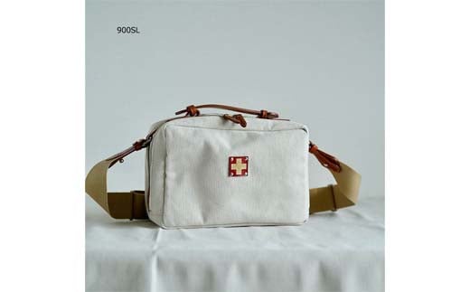木の庄帆布 キャンバスゴルフラウンド カートラック ショルダーバッグ(ホワイト)/ Kinosho TRANSIT Bon Voyage CART LUCK BAG18merci ゴルフ ラウンドバッグ カバン 鞄 メンズ レディース ホワイト 白兵