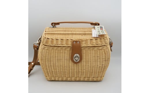 【豊岡杞柳細工】 豆バスケット(小)ストラップ付兵庫県豊岡市32000衣類・装飾品・工芸品その他 装飾品・工芸品