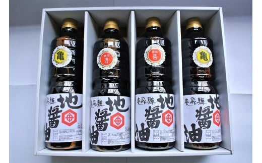 醤油 地の香り 1リットル×4本セット岐阜県飛騨市10000調味料・油醤油