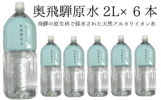 奥飛騨原水2L×6本岐阜県飛騨市11000お茶・飲料水・ミネラルウォーター