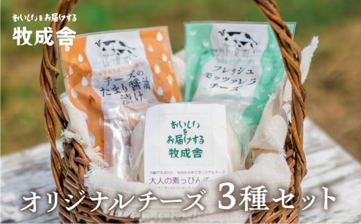 チーズを堪能!牧成舎オリジナルチーズ3種のセット岐阜県飛騨市12000卵・乳製品チーズ