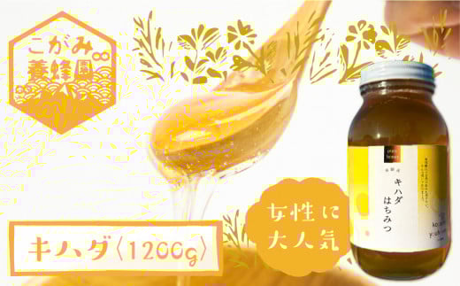 キハダ 蜂蜜 1200g はちみつ ハチミツ 国産 非加熱岐阜県飛騨市30000鍋セット・総菜・加工食品ジャム・はちみつ