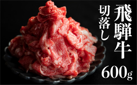 【訳あり】飛騨牛 切り落とし 600g 小間切れ 冷蔵 日時指定可岐阜県飛騨市15000肉牛肉