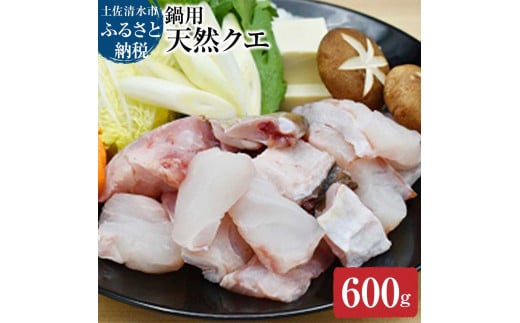 【冷凍】簡単鍋用 天然クエ(600g/2人〜3人前)くえ 海鮮鍋 魚介 高級魚 切り身 クエしゃぶ しゃぶしゃぶ クエ鍋 天然 海鮮 魚 下処理済み 真空 グルメ 冷凍 配送【R00571】高知県土佐清水市2700