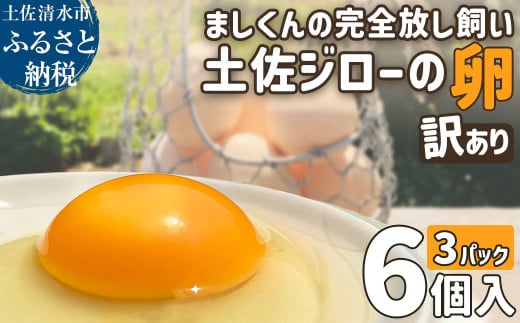 ましくんの完全放し飼い土佐ジローの卵 18個入り 訳あり 不揃い 規格外 ブランド卵 タマゴ 玉子 たまご 生卵 鶏卵 土佐地鶏 濃厚 新鮮 食品 訳アリ 自宅用 ご家庭用【R01217】高知県土佐清水