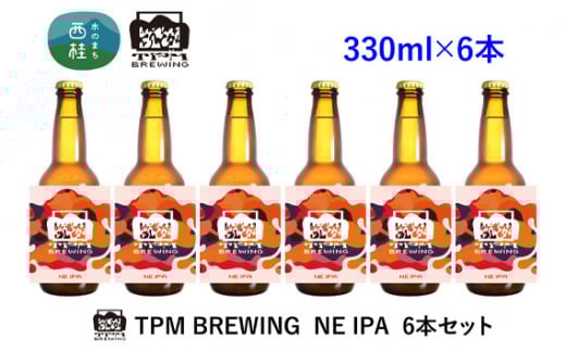 ビール クラフトビール NE IPA 6本 セット / 瓶ビール 地ビール お酒 酒 アルコール 家呑み プレゼント ギフト 贈り物 父の日 山梨県 西桂町【n0415_tpm_A】山梨県西桂町20000酒・アルコールビール