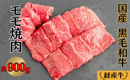 国産 黒毛和牛 いろり牛 経産牛 牛肉モモ焼肉用 約900g岡山県新見市29000肉牛肉