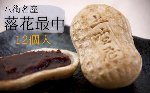 落花最中12個入り千葉県八街市12000菓子・スイーツその他 和菓子
