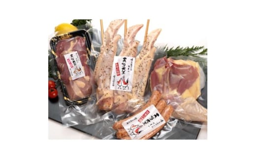 天草大王【アウトドアセット】幻の鶏 キャンプ BBQ 骨付き もも肉 約500g!! 大手羽先 ソーセージ ブツ切りミックス【くまもと食彩の力】 鶏肉 鶏 とり 肉 アウトドア キャンプ バーベキュー