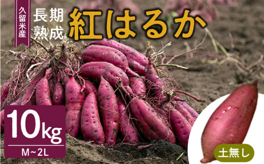 福岡県久留米市産 長期熟成紅はるか 10kg M〜2L 土なし福岡県久留米市11000野菜・きのこじゃがいも・イモ類