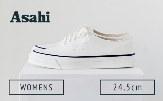 ASAHI DECK WHITE(24.5cm)_Ls030-5福岡県久留米市44000衣類・装飾品・工芸品靴・履物