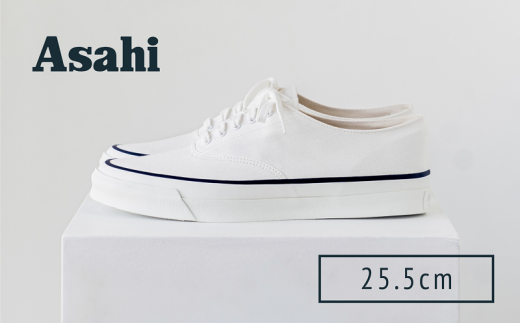 ASAHI DECK WHITE(25.5cm)_Ls030-7福岡県久留米市44000衣類・装飾品・工芸品靴・履物
