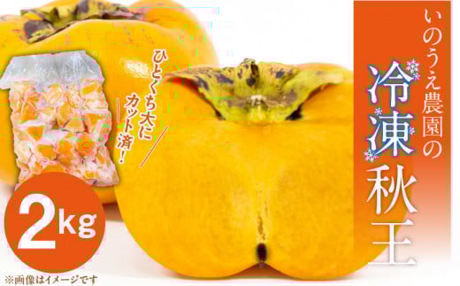 いのうえ農園の冷凍秋王2kg_Fk109福岡県久留米市27000果物・フルーツその他 果物・フルーツ