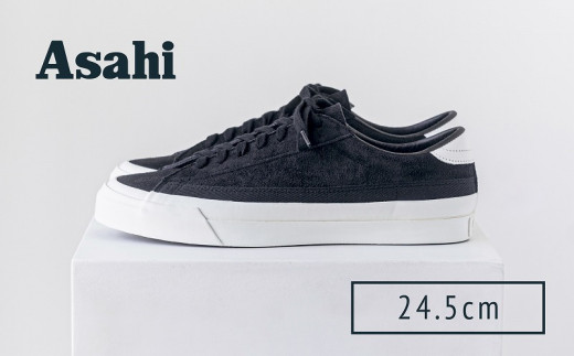 ASAHI BELTED  SUEDE BLACK(24.5cm)_Ls032-5福岡県久留米市55000衣類・装飾品・工芸品靴・履物