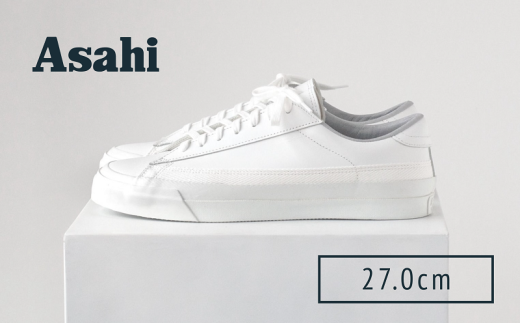 ASAHI BELTED LEATHER WHITE(27.0cm)_Ls033-10福岡県久留米市70000衣類・装飾品・工芸品靴・履物