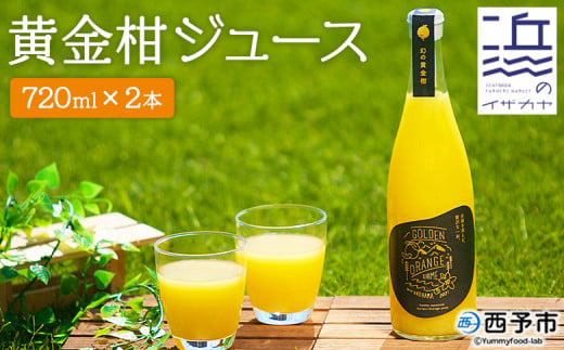 黄金柑ジュース【2本セット】(愛媛県明浜産)愛媛県西予市12000お茶・飲料果汁・野菜飲料