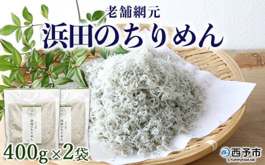 老舗網元 浜田のちりめん(400g×2個)愛媛県西予市16000魚介・海産物その他 魚介・海産物