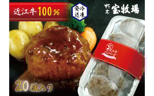 ◆【20個入】近江牛デミグラスハンバーグ滋賀県高島市50000肉牛肉