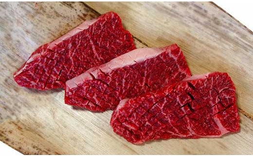 ◆近江牛花咲モモステーキ 240g(3枚)滋賀県高島市10000肉牛肉