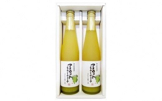 マスカットジュース 2本 セット(500ml×2本)【岡山県産マスカット・オブ・アレキドリア 果汁100%】【マスカット 葡萄 ぶどう セット 詰合せ ジュース フルーツジュース 瓶 ストレートジュ