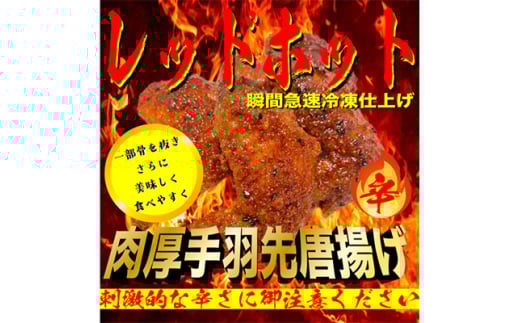 レッドホット特製手羽先唐揚げ瞬間急速冷凍仕上げ 5本入り×4セット【1419524】宮城県20000肉鶏肉