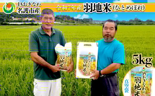 令和7年産 羽地米(ひとめぼれ) 5kg 名護 米 こめ おこめ 国産 沖縄 食品 おにぎり おいしい 独特 お取り寄せ 真空袋 食べ物 美味しい 自然 ご当地 県産 南国 なご 旨味沖縄県名護市29000米・