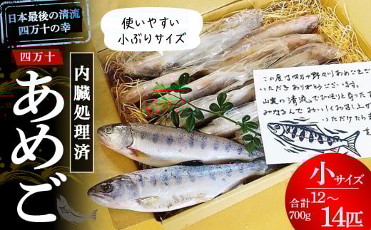 四万十の幸「あめご」 使いやすい小ぶりサイズ 700g (16cm前後×12〜14匹)  Eay-02 あめご アメゴ 小魚 魚 あまご アマゴ 川魚 塩焼き 南蛮漬け 冷凍高知県四万十町10000魚介・海産物鮮魚