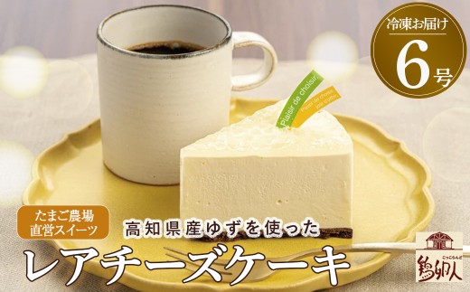 高知県産ゆずを使った爽やかレアチーズケーキ 6号ホール Gbn-43 チーズ ケーキ レアチーズ チーズケーキ スイーツ デザート 洋菓子高知県四万十町13000菓子・スイーツ焼き菓子