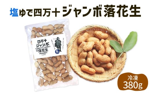 2024新豆 塩ゆで四万十ジャンボ落花生380g1個 こだわりの無農薬栽培!大きいだけじゃない!美味しさもジャンボ!Fsy-11 ピーナッツ ピーナツ ジャンボピーナッツ おつまみ ビールのお供 国