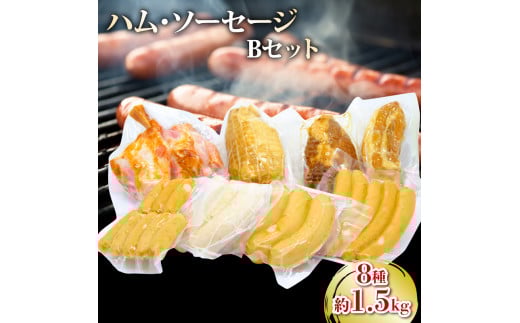 ベーコン ソーセージ ハム 8種 詰合せセット 1530g 無塩せき ウインナー 国産 添加物 不使用 豚肉 ぶたにく 豚 ぶた ポーク 挽き肉 ひきにく ミンチ ウィンナー 粗挽き 阿波美豚 ブランド 高級