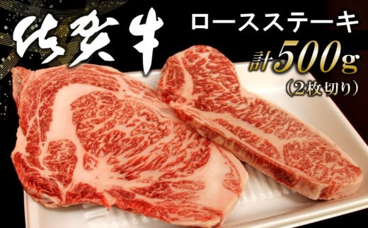 佐賀牛ロースステーキ 500g(2枚切)【佐賀牛 ロース肉 霜降り肉 ステーキ肉 美味しい やわらか ジューシー 絶品 とろける ボリューム 艶さし お祝い ご褒美】 K062011佐賀県基山町24000肉牛肉