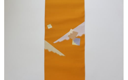 爪掻本綴織名古屋帯「平家納経」 名古屋帯  最高級 1点物 綴織 織物 シルク 関東巻き 清原織物 お取り寄せ 守山市滋賀県守山市601000衣類・装飾品・工芸品その他 装飾品・工芸品