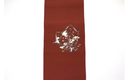爪掻本綴織名古屋帯「思慕」  名古屋帯  最高級 1点物 綴織 織物 シルク 関東巻き 清原織物 お取り寄せ 守山市滋賀県守山市781000衣類・装飾品・工芸品その他 装飾品・工芸品