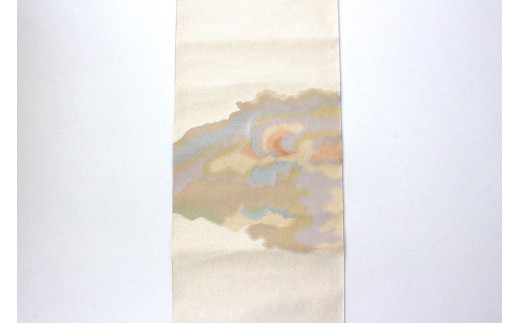 爪掻本綴織名古屋帯「瑞雲」  名古屋帯  最高級 1点物 綴織 織物 シルク 関東巻き 清原織物 お取り寄せ 守山市滋賀県守山市888000衣類・装飾品・工芸品その他 装飾品・工芸品