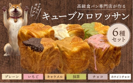 キューブクロワッサン 6種セット滋賀県守山市10000米・パンパン