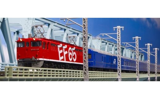 K012-25 鉄道模型【Nゲージ】EF65 1118 レインボー塗装機+24系25形 寝台急行「銀河」埼玉県鶴ヶ島市150000雑貨・日用品おもちゃ・ぬいぐるみ