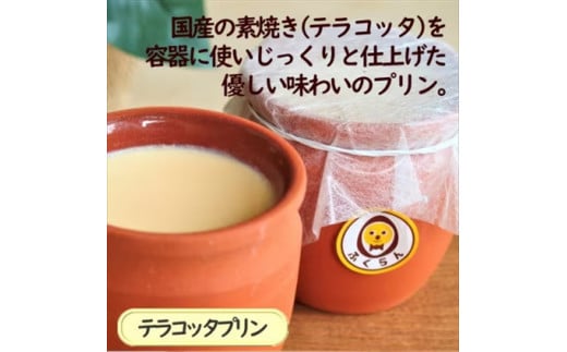 テラコッタプリン〔6個〕 国産の素焼き容器を使い、じっくりと仕上げた手作りプリン 【 プリン スイーツ お菓子 神奈川県 南足柄市 】神奈川県南足柄市9000菓子・スイーツプリン・ゼリー
