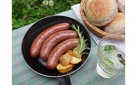 鹿肉ソーセージクラコウ3パック長野県中川村15000肉ジビエ