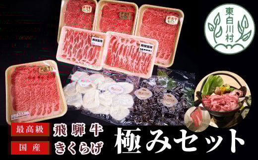 最高級飛騨牛サーロインのしゃぶすきと国産きくらげ極みセット 冷凍 飛騨牛 最高級 5等級 サーロイン しゃぶしゃぶ すき焼き 贅沢 カットきくらげ 千切りきくらげ 48000円岐阜県東白川村48