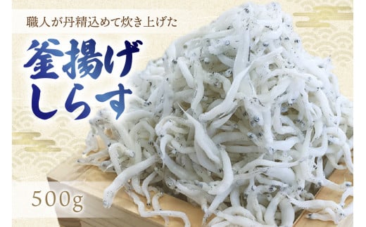 釜揚げしらす500g和歌山県御坊市11000魚介・海産物その他 魚介・海産物