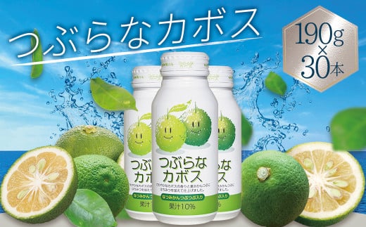 つぶらなカボス 190g×30本 H5大分県姫島村13000お茶・飲料果汁・野菜飲料