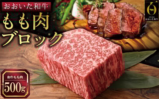 おおいた和牛もも肉ブロック【500g】 G16大分県姫島村22000肉牛肉
